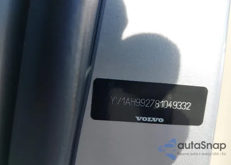 2008 Volvo S80 T6 z USA, uszkodzony, nr VIN YV1AH992781049332